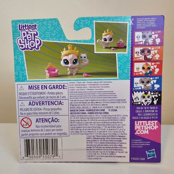 Hasbro Littlest Pet Shop #1-98 Viola Angora Persian Cat #1-99 Bijou Angora New - Picture 5 of 7